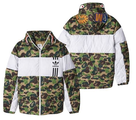 bape x adidas id96 down jacket replica|ADIDAS ORIGINALS BY BAPE ID96 DOWN JACKET BAPE .